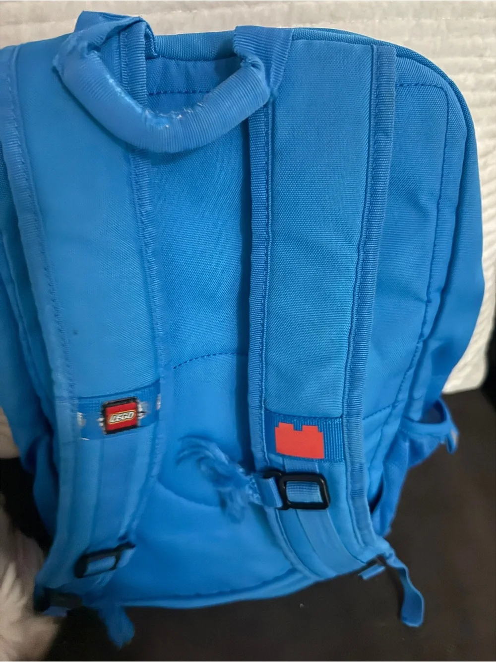 Lego Men’s Bright Blue Backpack with Front Logo Pockets